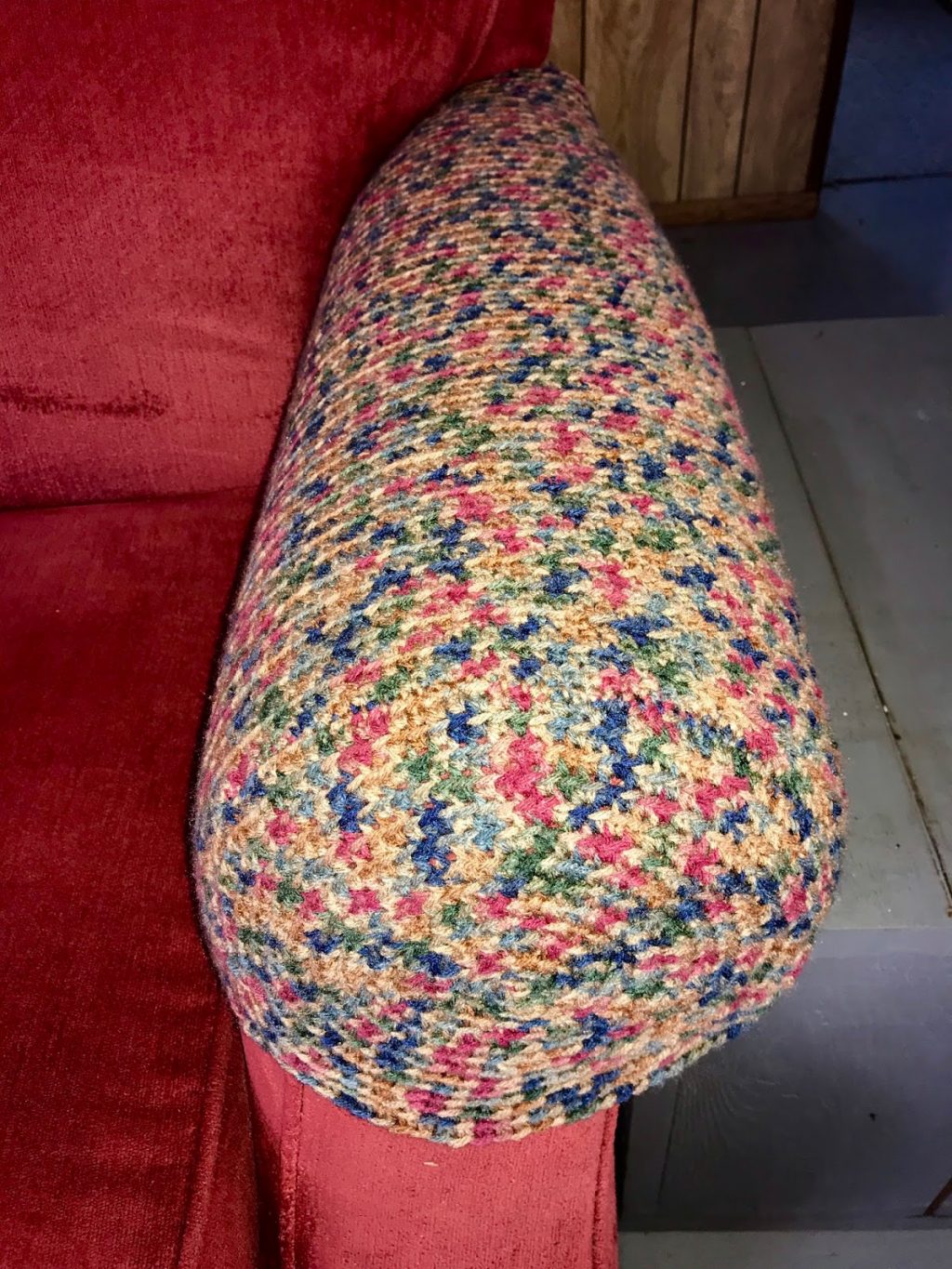 Crochet Armchair Covers : Crochet Sofa arm cover - The Crafty Co - Now
