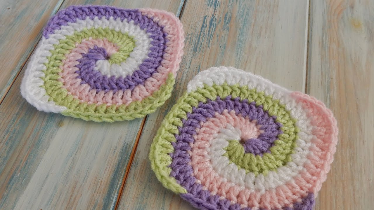 3 Simple Models of Crochet Spiral Afghan Pattern How To Crochet A