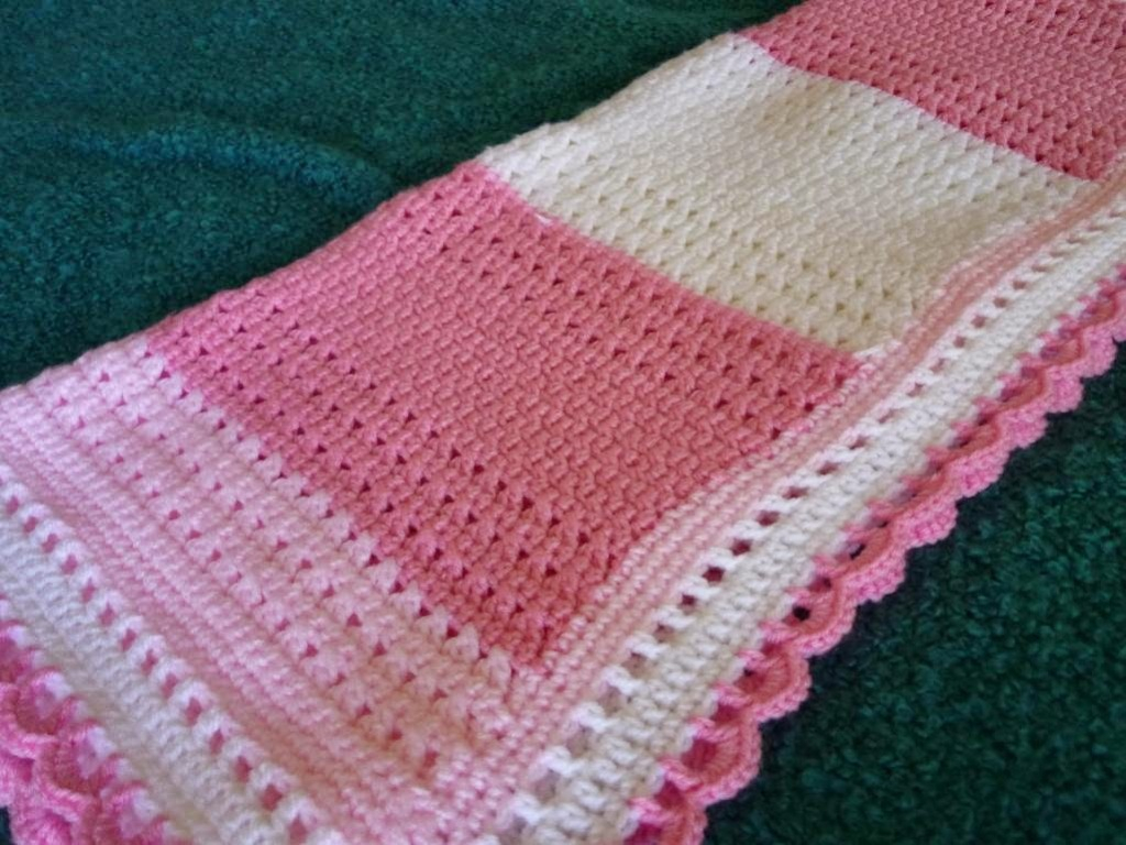Fast and Free Baby Blanket Crochet Pattern Easy