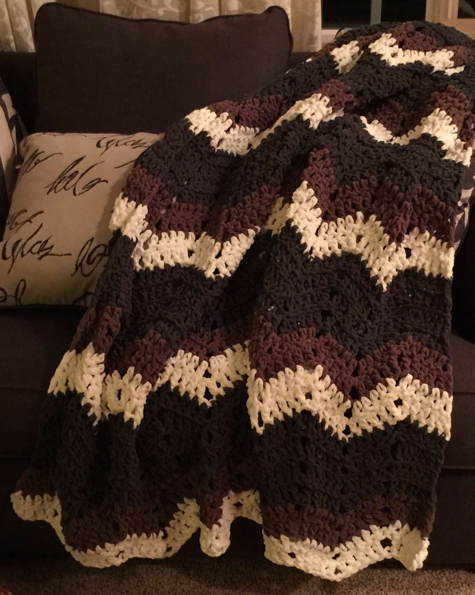 Bulky Yarn Crochet Afghan Patterns for Beginners Chunky My Original