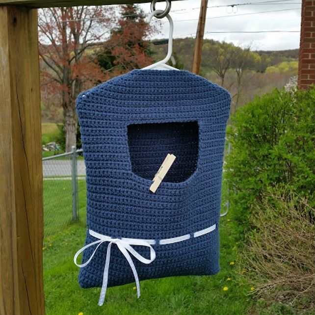 What You Need to Make A Crochet Clothespin Bag Pattern Free