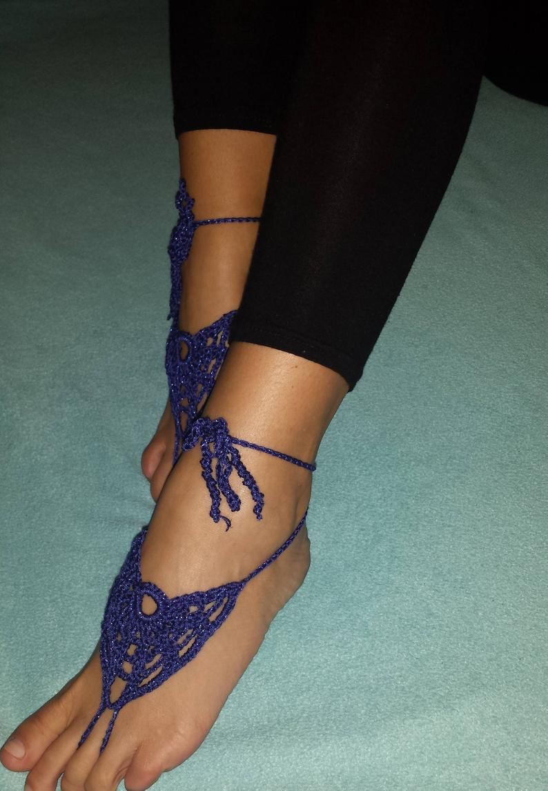30+ Crochet Foot Jewelry Patterns