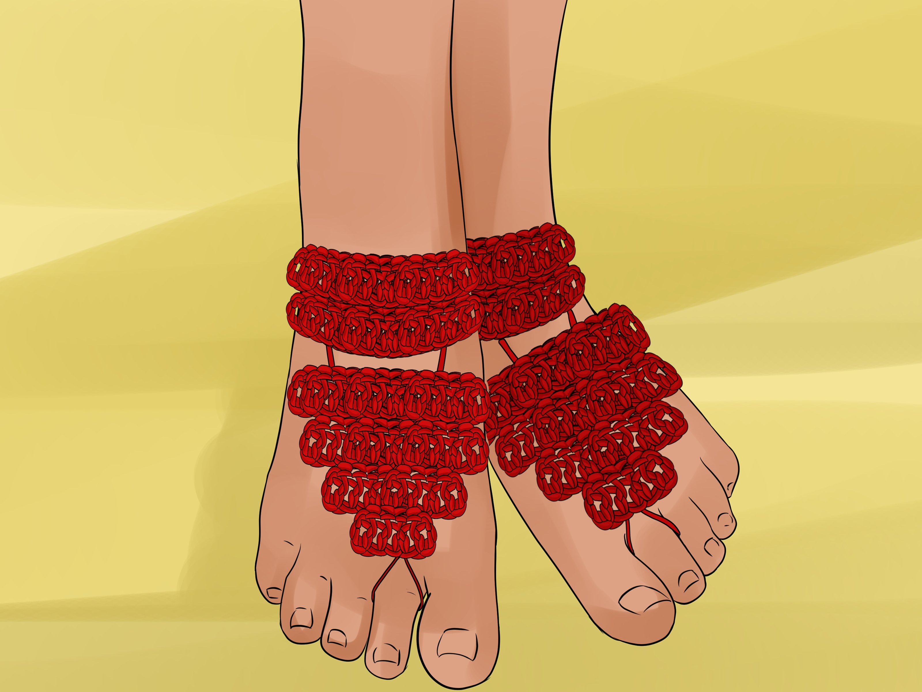 30+ Crochet Foot Jewelry Patterns