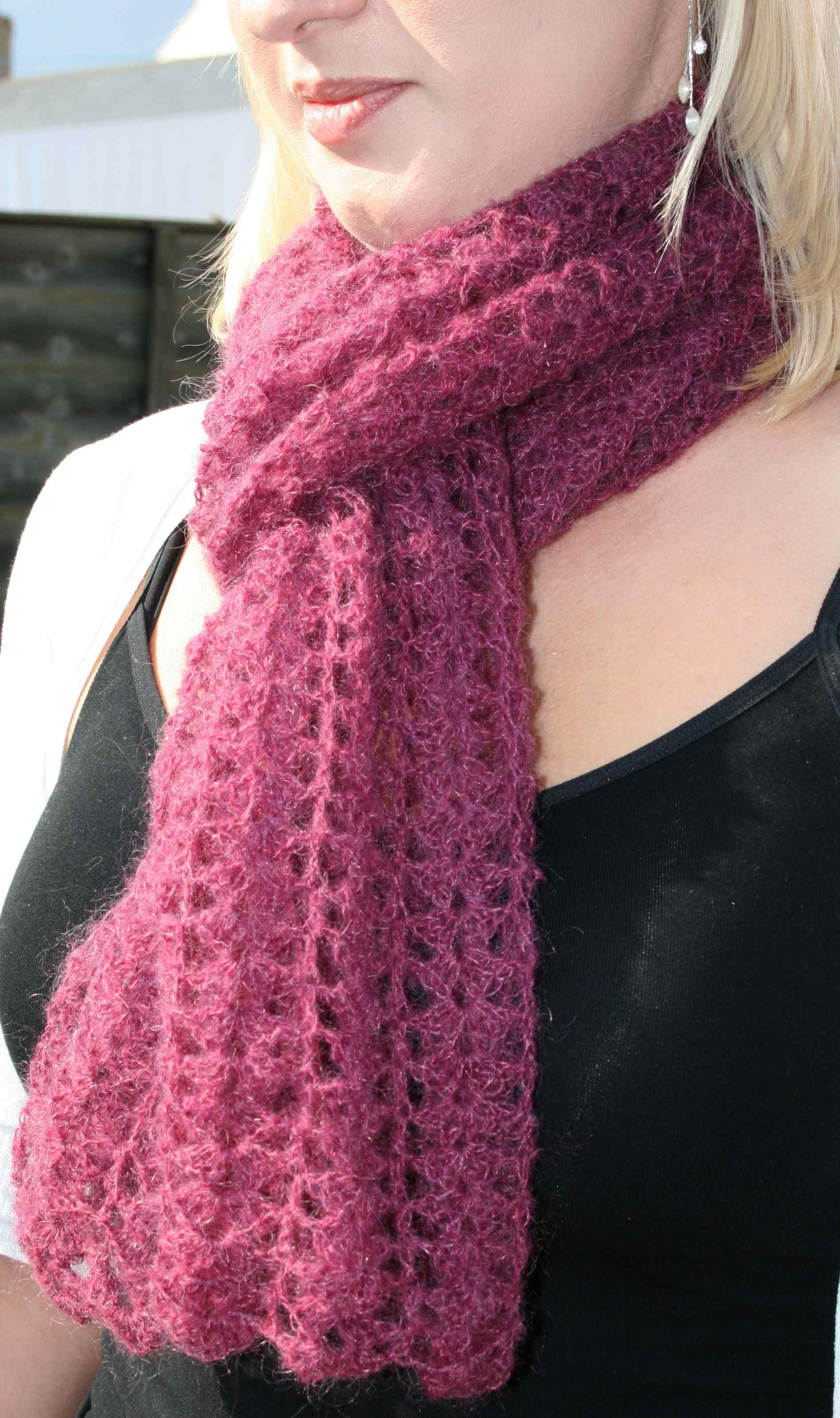 3 Beautiful Crochet Lace Scarf Pattern Easy to Make