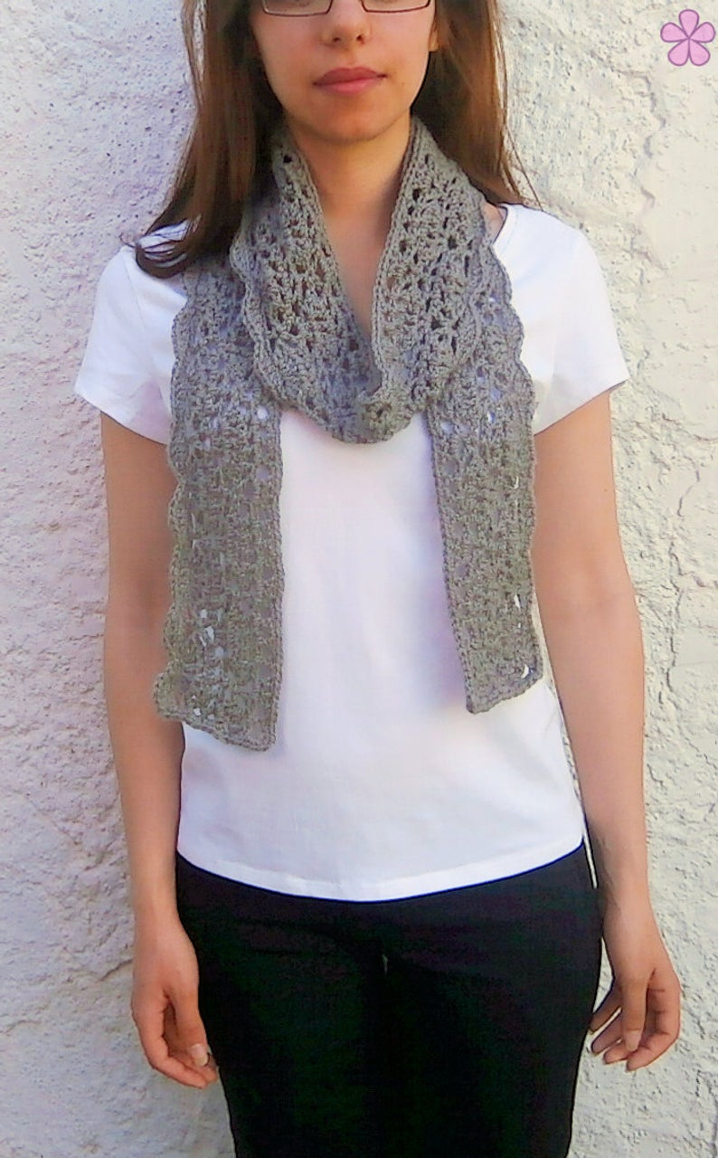 3 Beautiful Crochet Lace Scarf Pattern Easy to Make