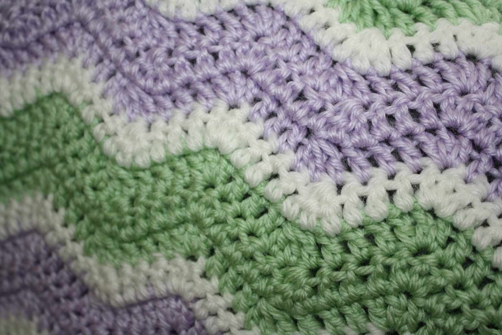 Easy Double Crochet Afghan Patterns Crochet Ripple Car Blanket Pattern