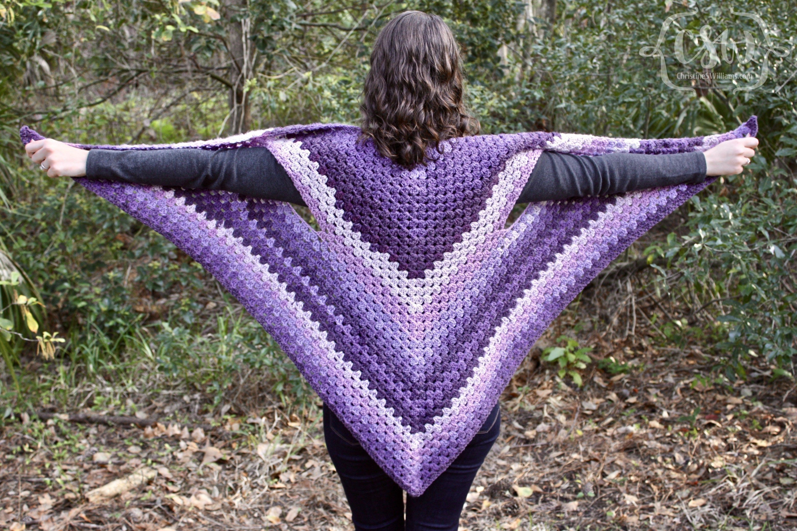 Triangular Prayer Shawl Crochet Pattern to Lift Up Your Spirit