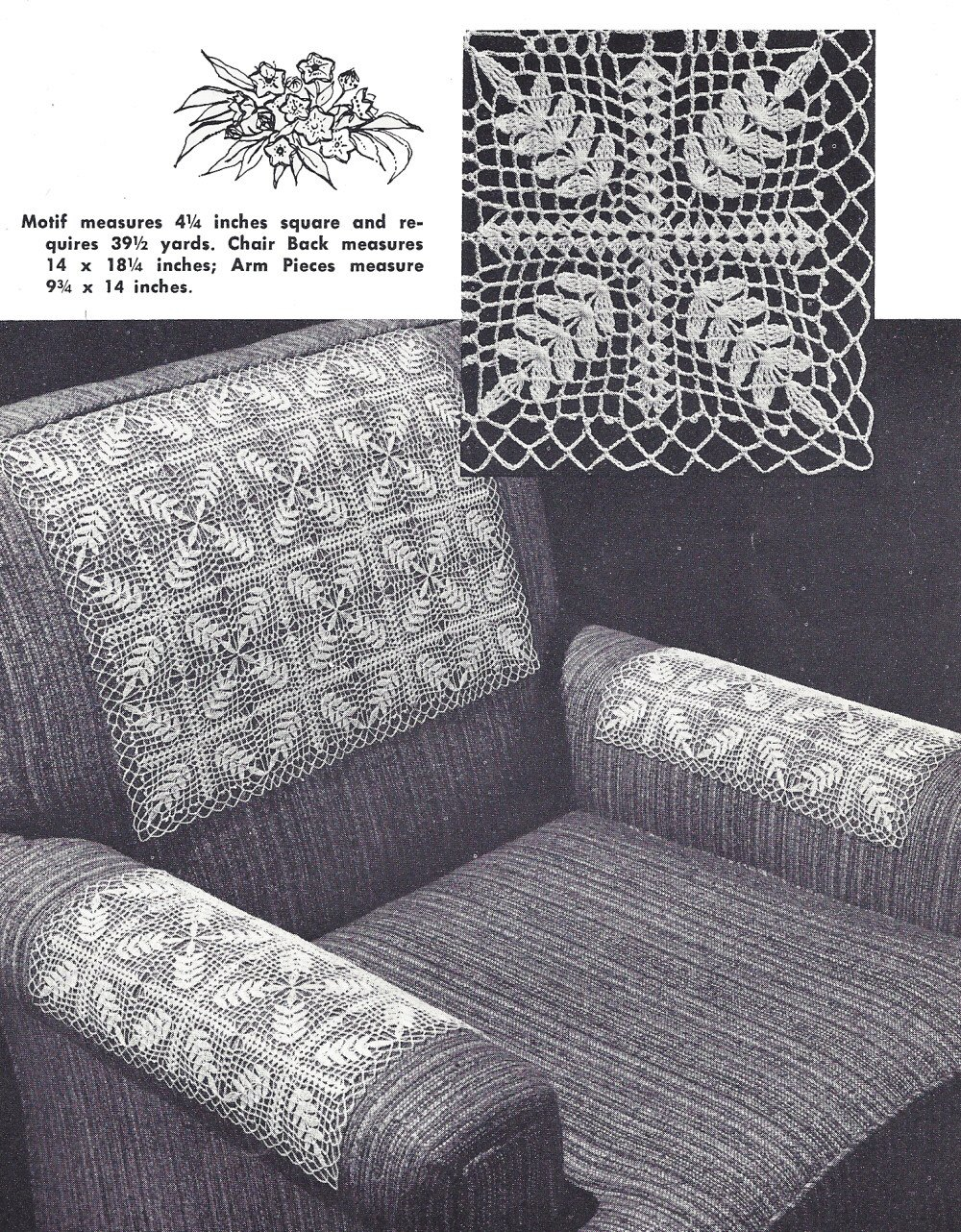 3 Beautiful Crochet Chair Covers Free Patterns for Beginners Free