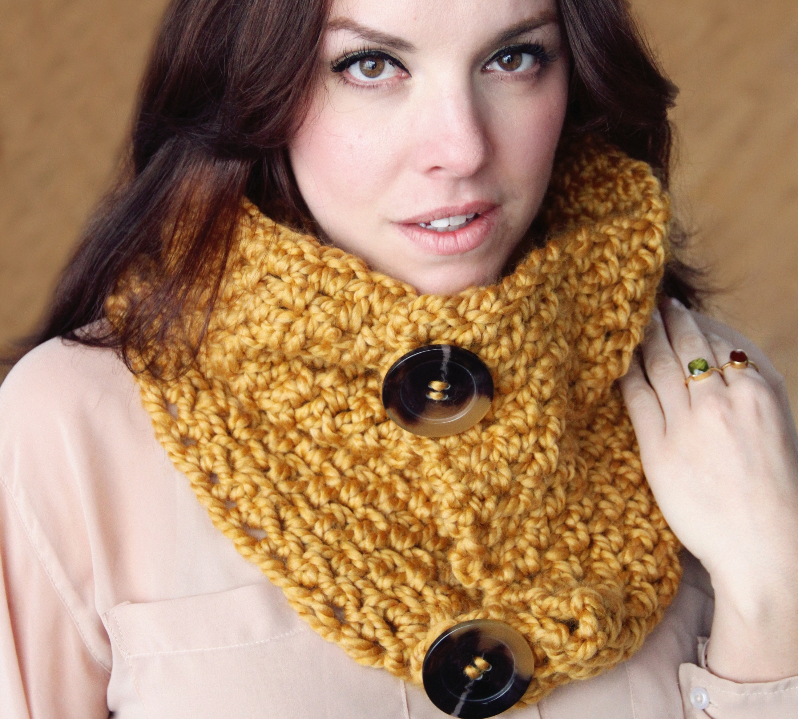 Cozy and Easy Cowl Scarf Crochet Pattern Ideas Crochet Pattern Chunky Cowl Scarf Wrap The Brooklyn On Storenvy