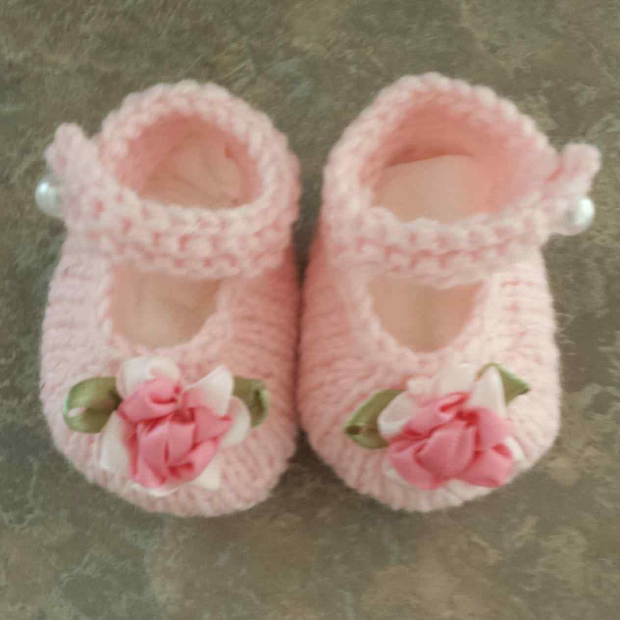 Crochet Baby Ballet Slippers Pattern Crochet Ba Mary Jane Slippers Free