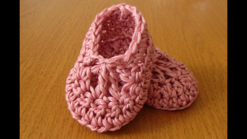 Crochet Baby Ballet Slippers Pattern