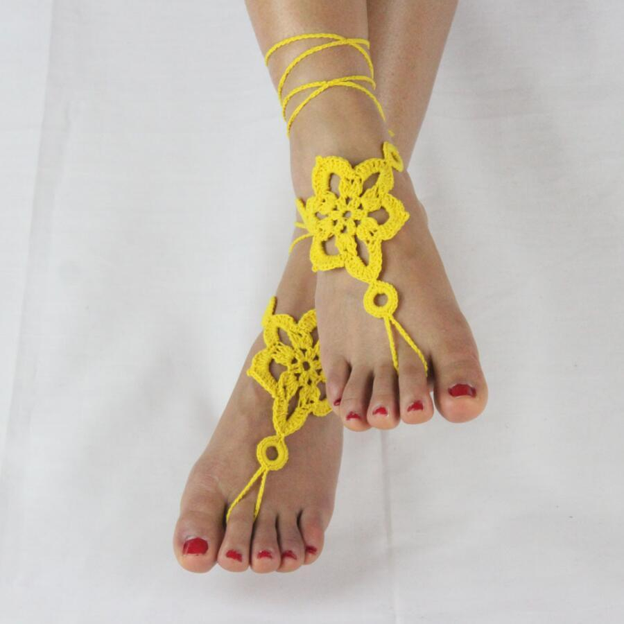 30+ Crochet Foot Jewelry Patterns