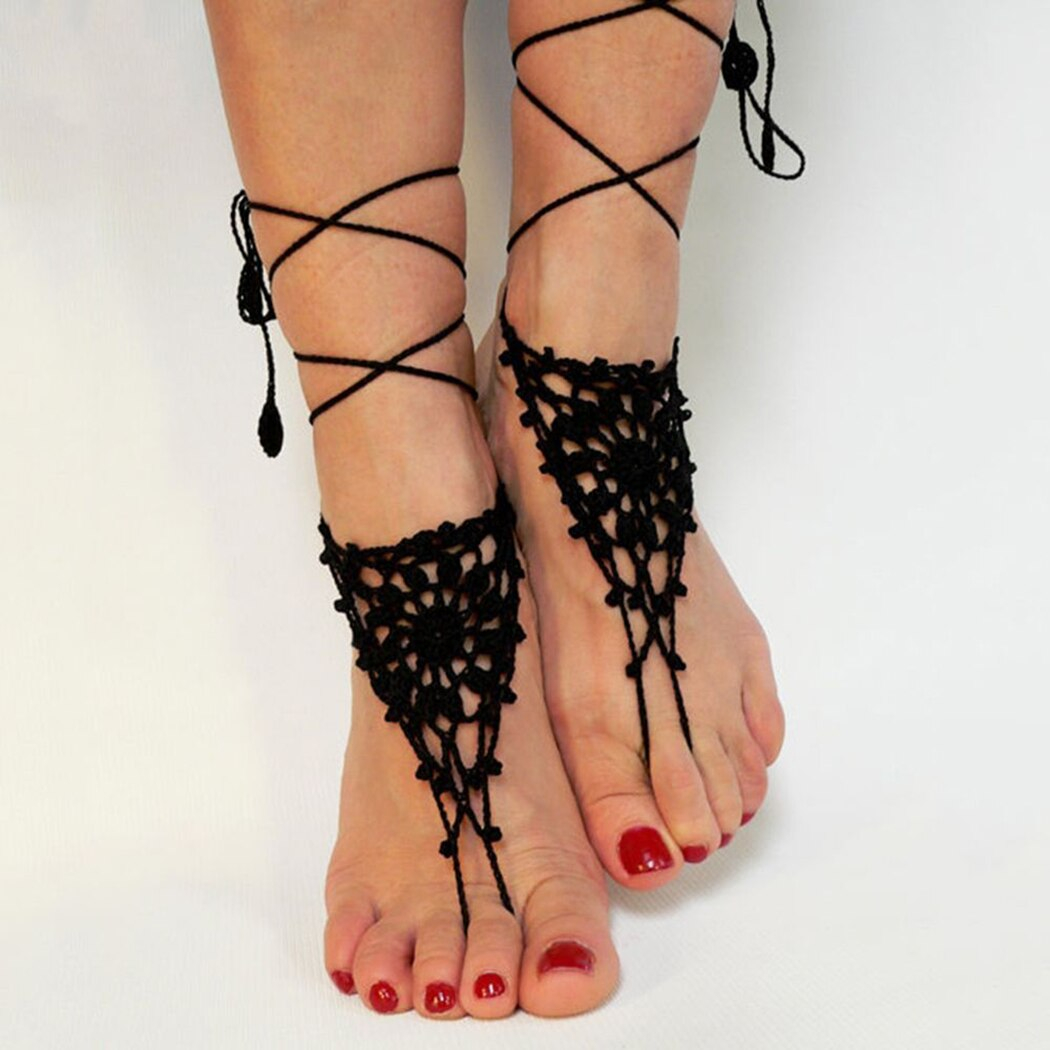 30+ Crochet Foot Jewelry Patterns