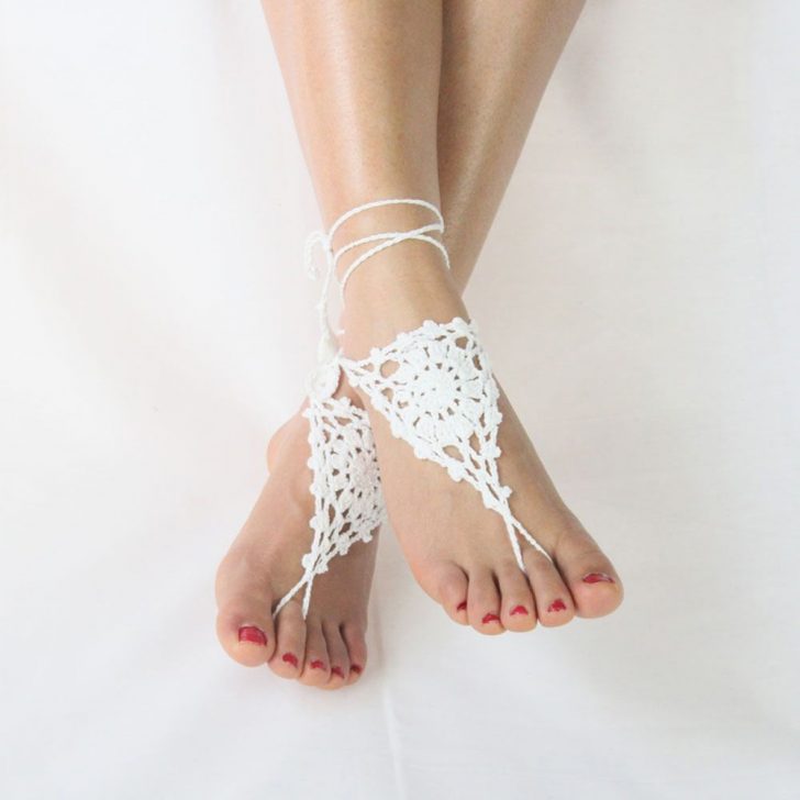 30+ Crochet Foot Jewelry Patterns