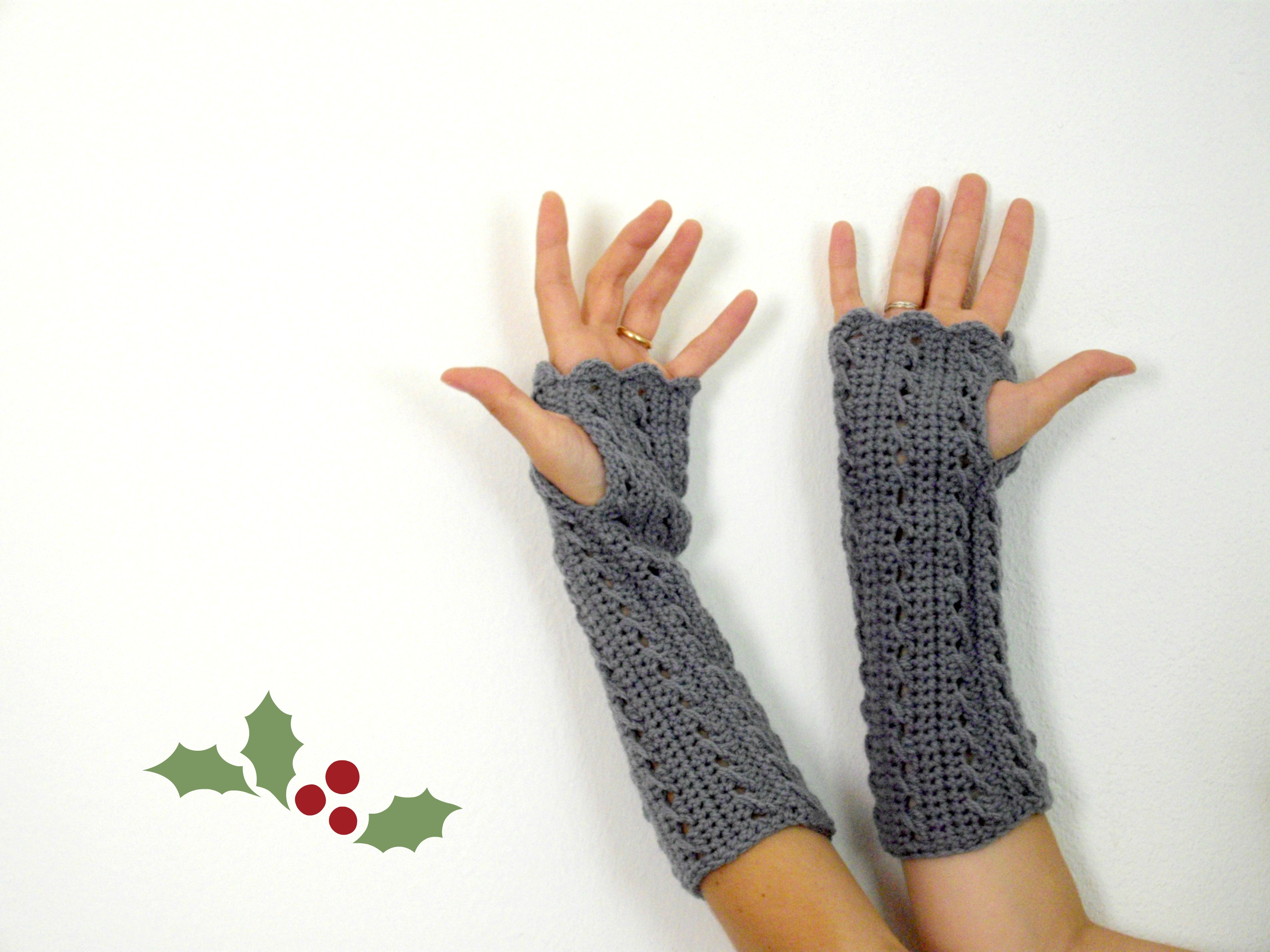 Crochet Gloves Without Fingers Pattern Lange Fingerlose Handschuhe Viktorianisch Long Victorian 