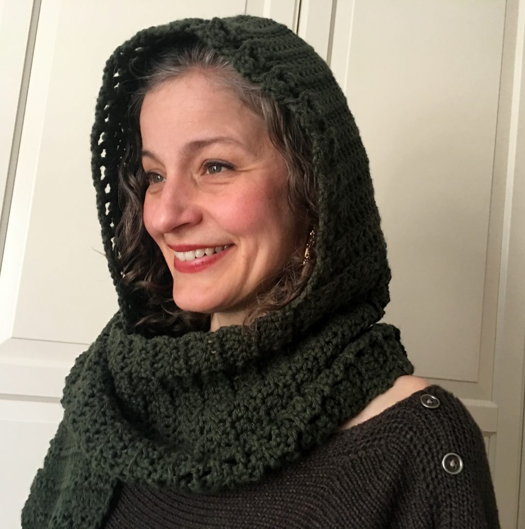 Cozy and Easy Crochet Hooded Scarf Pattern