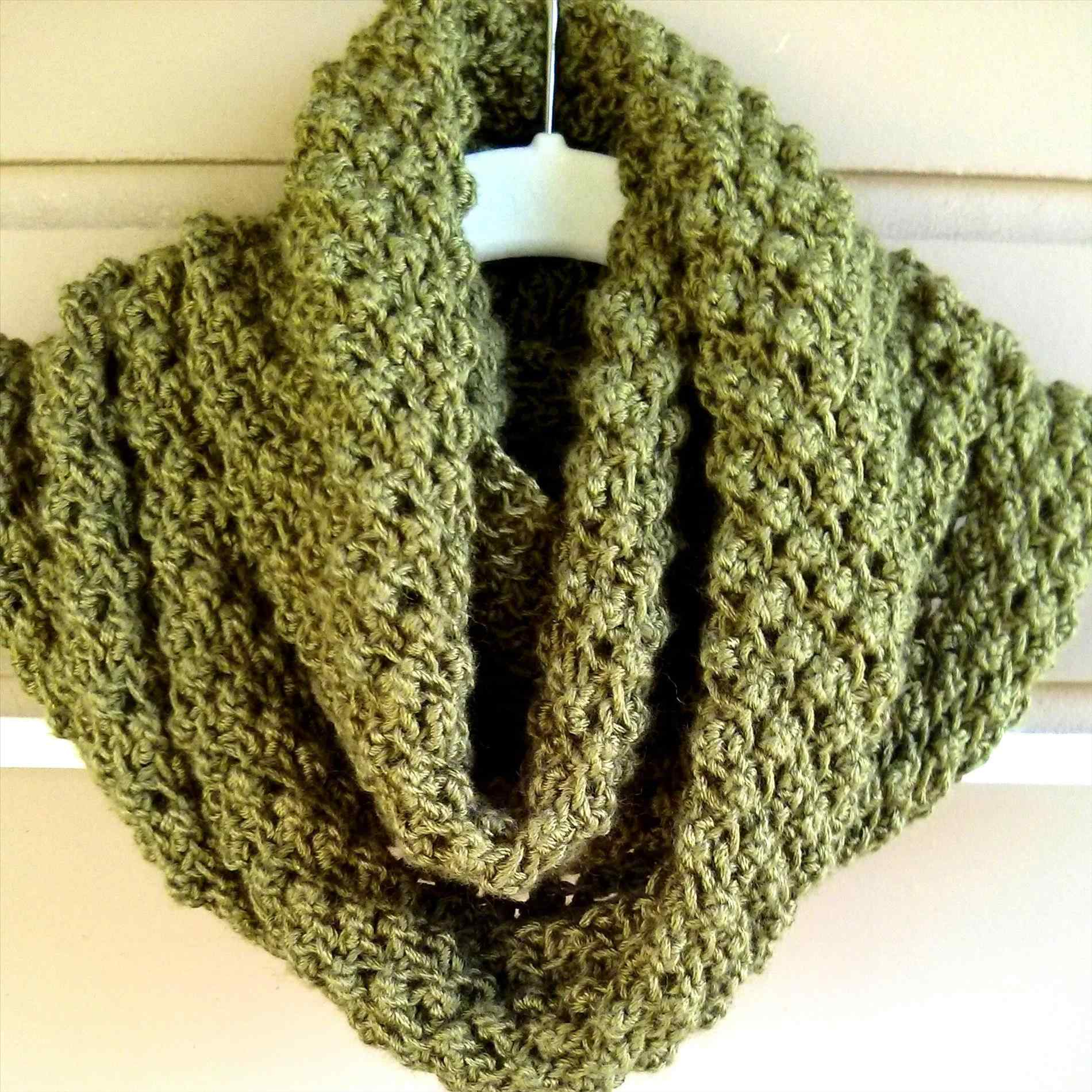 Crochet Infinity Scarf Free Pattern Easy Crochet Infinity Scarf Pattern