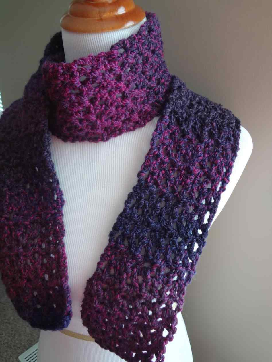 Crochet Infinity Scarf Free Pattern Pretty Lace Tutorial Part
