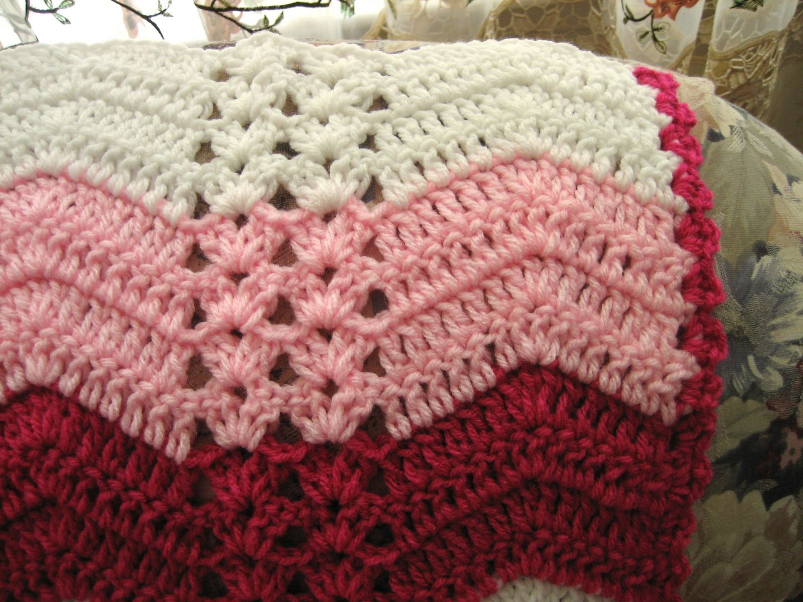 Crochet throw pattern