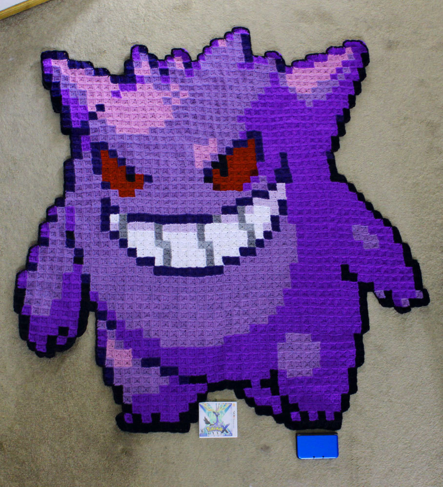 gengar blanket plush