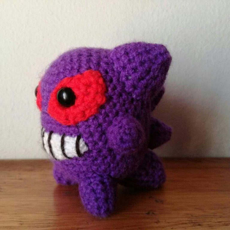 Gengar Crochet Patterns for Free - mecrochet.com