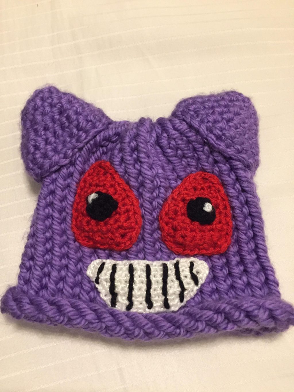 Gengar Crochet Patterns for Free Made A Gengar Hat For My Newborn